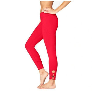 Beyond Yoga Infinity Loop/In the Loop Leggings Sz XS Red
